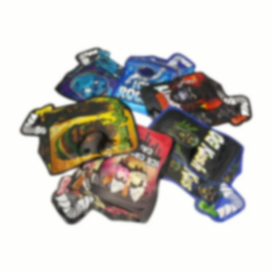 30pcs Cartoon Mylar Ziplock Bags – Resealable Food Storage Pouches