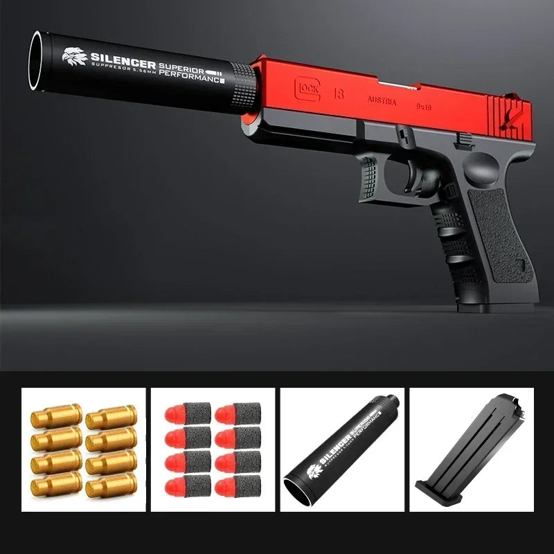 Shell Ejecting Soft Bullet Pistol