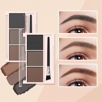 3-Color Eyebrow Powder – Waterproof, Long-Lasting Definition
