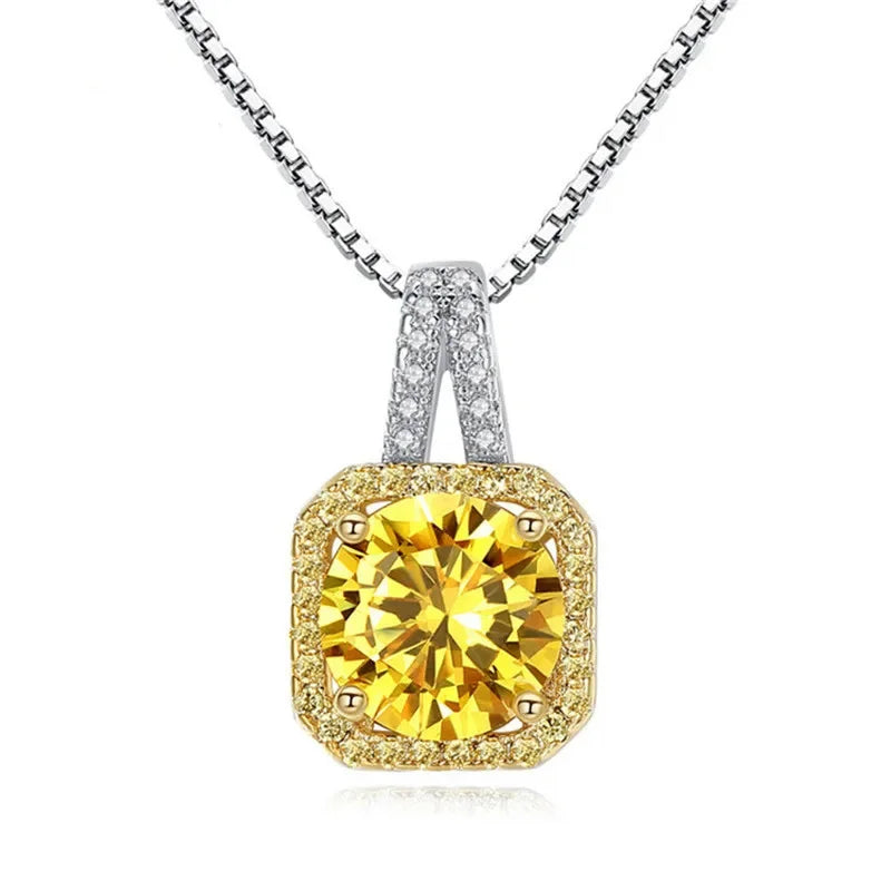 CC Cubic Zirconia Water Drop Pendant Necklace