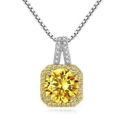 CC Cubic Zirconia Water Drop Pendant Necklace