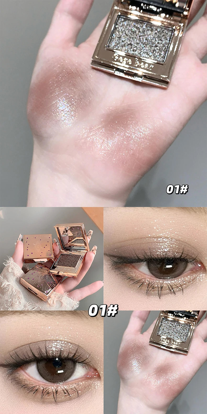 Gege Bear Shimmering Single Eyeshadow