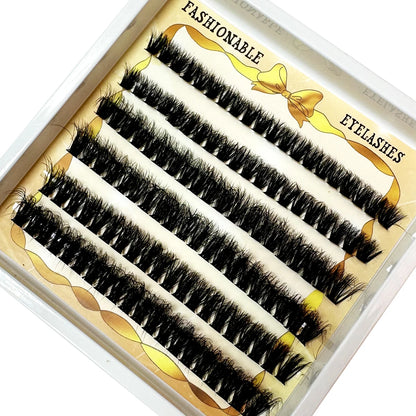 640PCS 5D Fluffy Lash Clusters – 30D-100D Mixed Volume DIY Individual Eyelash Extensions