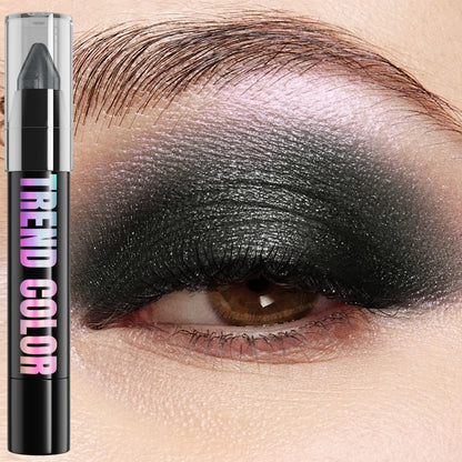 24-Color Pearlescent Glitter Eyeshadow & Eyeliner Pencil – Waterproof, Shimmer & Matte Eye Makeup