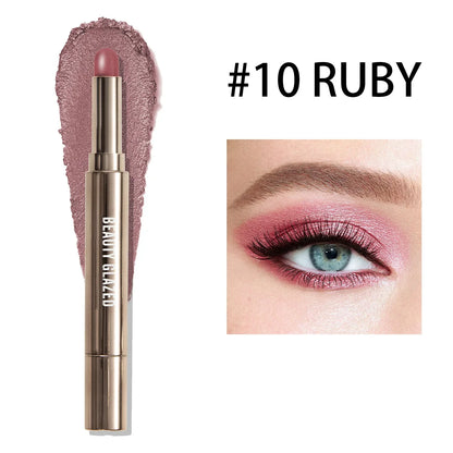 10-Color Double-Ended Eyeshadow Stick Set