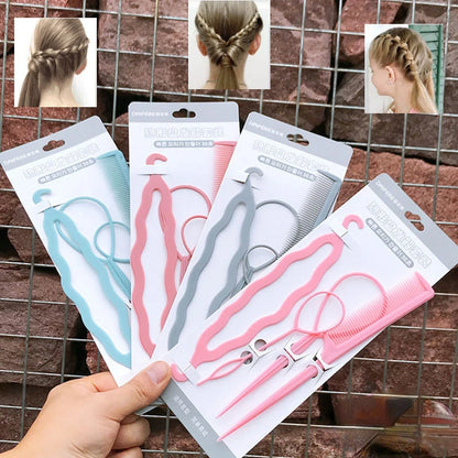 Magic Hair Styling Tools Set – Twist &amp; Slay with Ease!