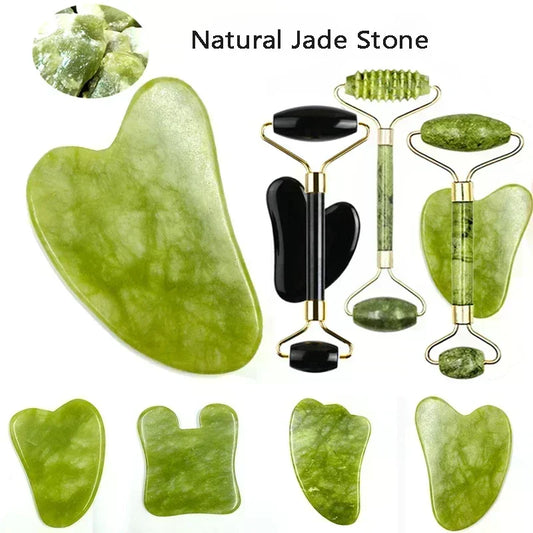 Natural Jade  Face Massager – Glow From Within