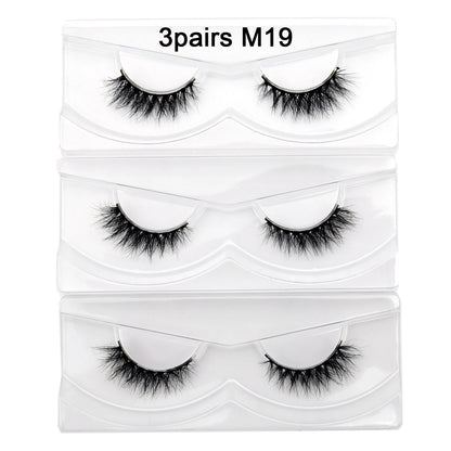 Natural Half Eye False Eyelashes – Soft Mink Look with Lightweight Cotton Band