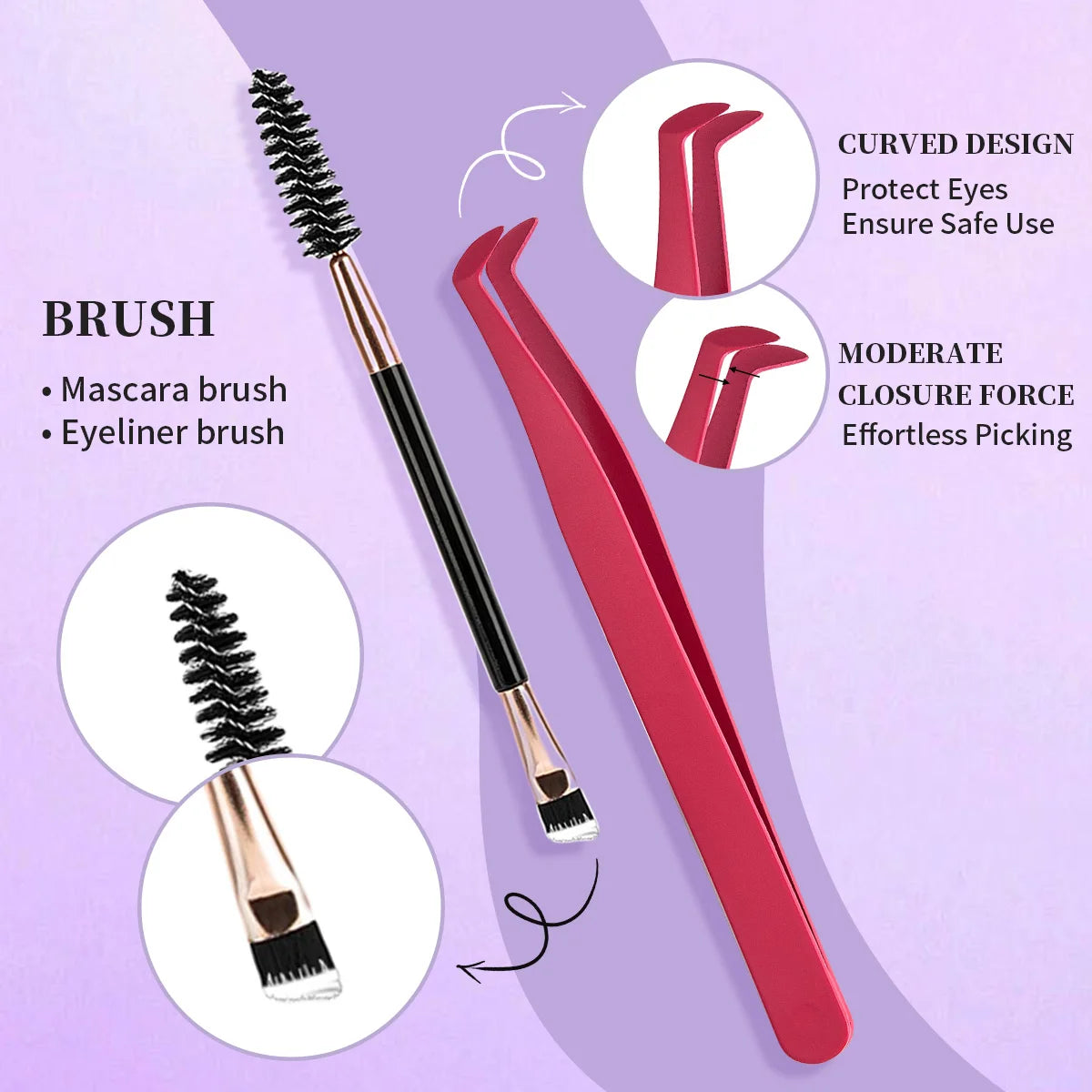 DIY Lash Extension Mix Style Cluster Lash Kit