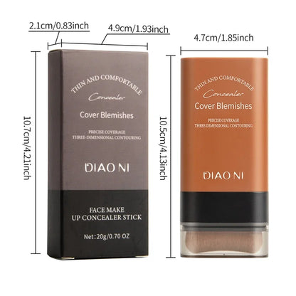 Matte Foundation Stick – Full Coverage, Waterproof & Built-In Brush