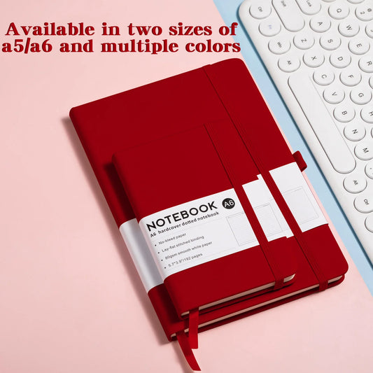A5/A6 Strap Notebook – Sketchbook, Journal & Writing Pad for School or Office
