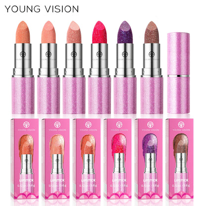 YOUNG VISION Color-Changing Pearl Lipstick – Flash, Glow &amp; Go!