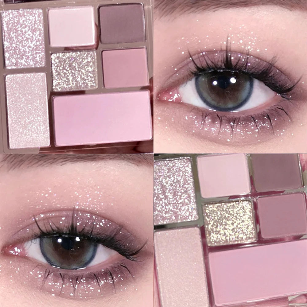 Seven-Color Earth Tone Eyeshadow Palette