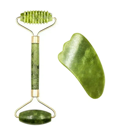 Natural Jade  Face Massager – Glow From Within
