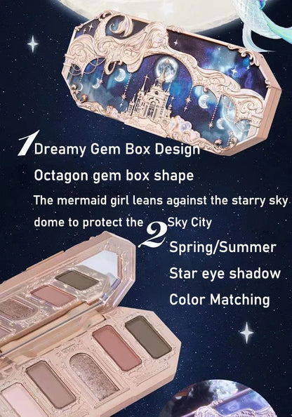 Flower Knows Moonlight Mermaid Eyeshadow Palette – 8 Magical Shades to Mesmerize