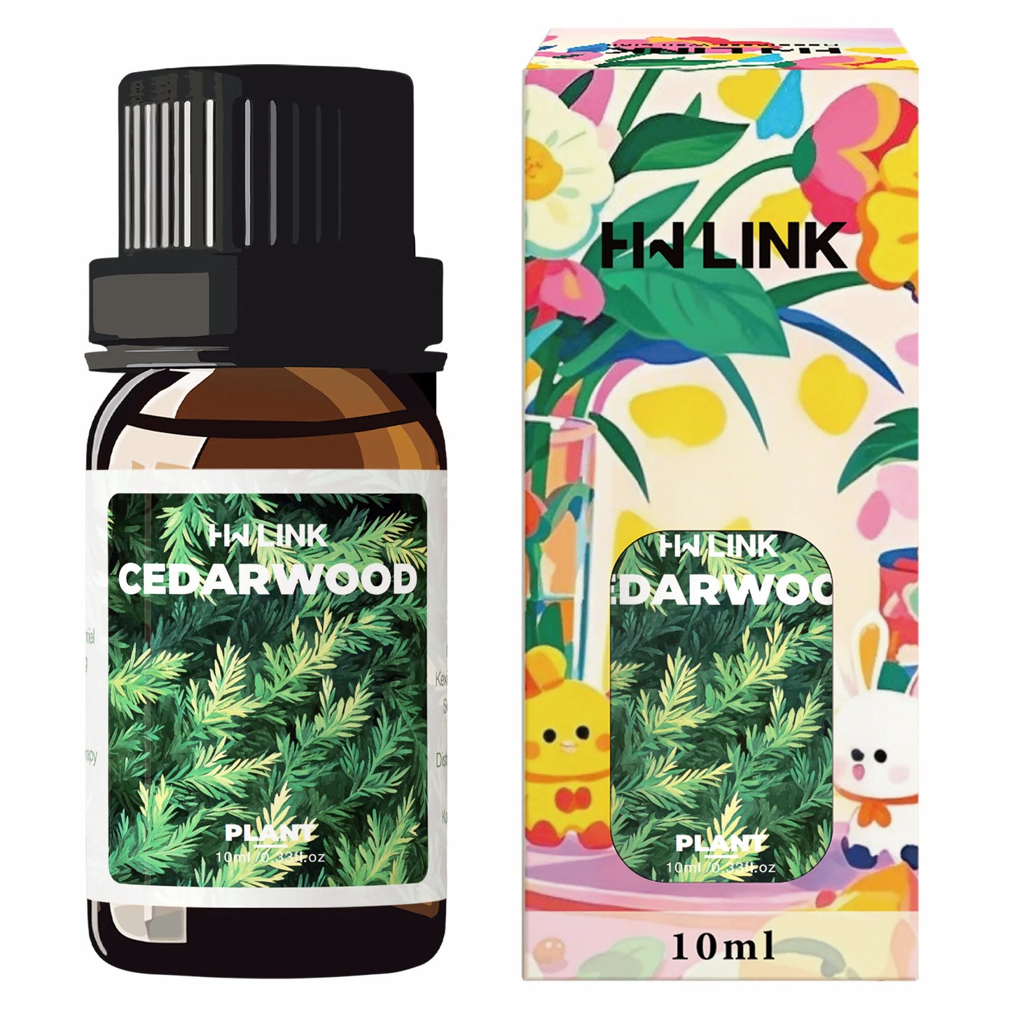 Pure Cedarwood Essential Oil – 100% Natural Aromatherapy Oil for Hair, Skin, Massage & Diffusers (10ml)