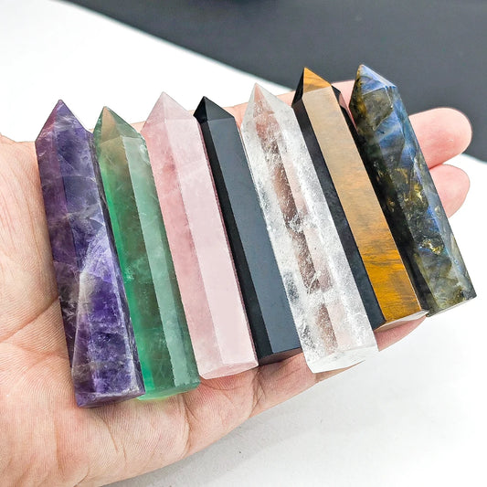 Natural Crystal Point Wand – Healing Stones & Witchcraft Décor