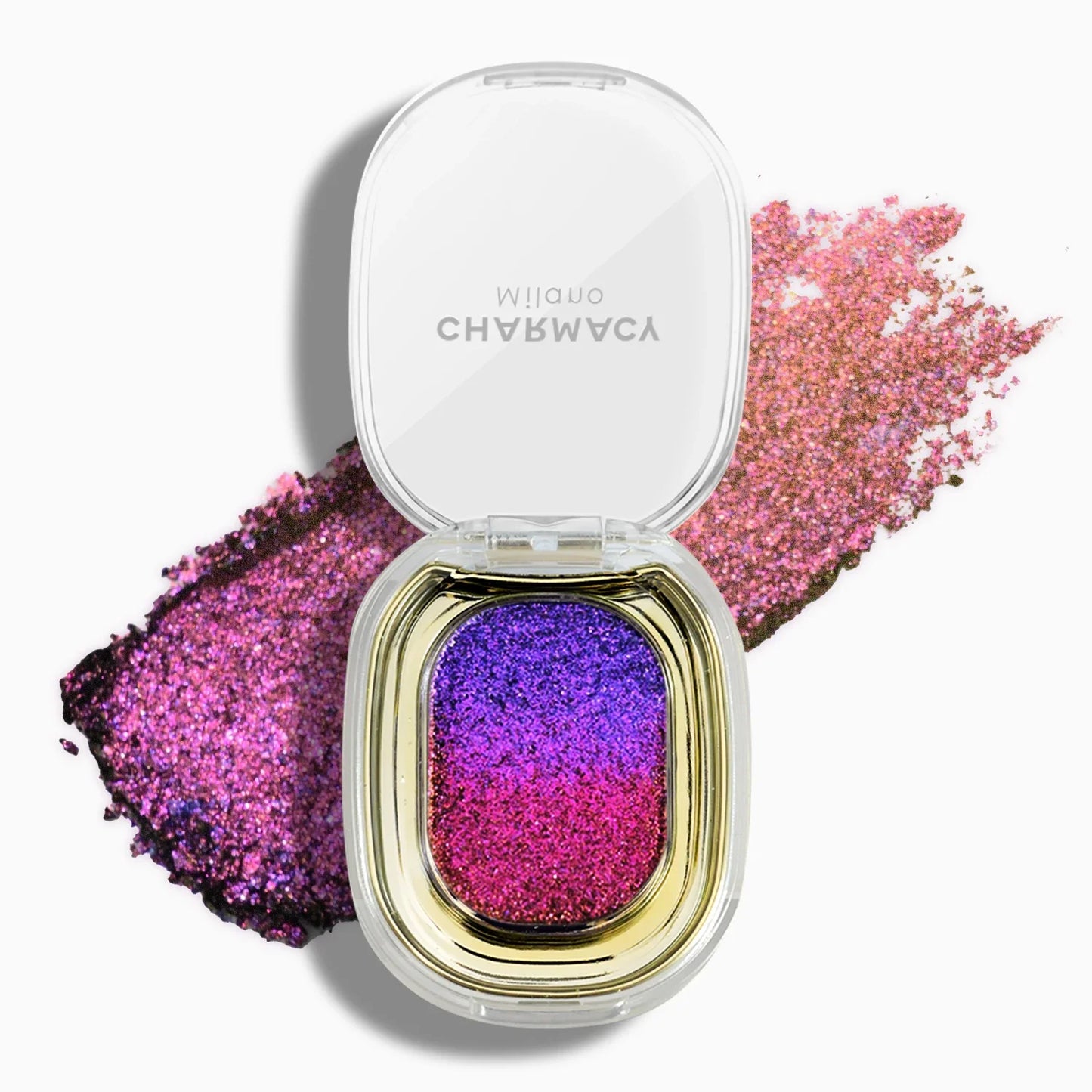 Multichrome Glitter Eyeshadow Palette – High-Pigment, Color-Shifting Shimmer