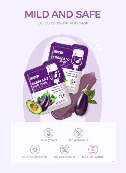 Eggplant Mud Mask Set (5pcs)