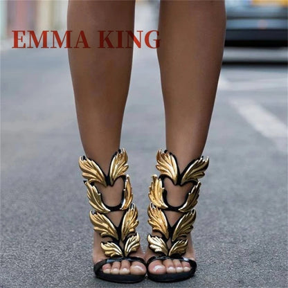 Ankle Strap Stiletto Heel Sandals