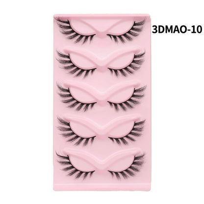 Cat Eye 3D Lashes – Fluffy, Wispy, Manga Magic
