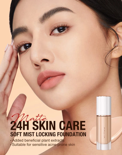 O.TWO.O Liquid Foundation Cream – High Coverage, SPF30 & Waterproof Base (30ml)