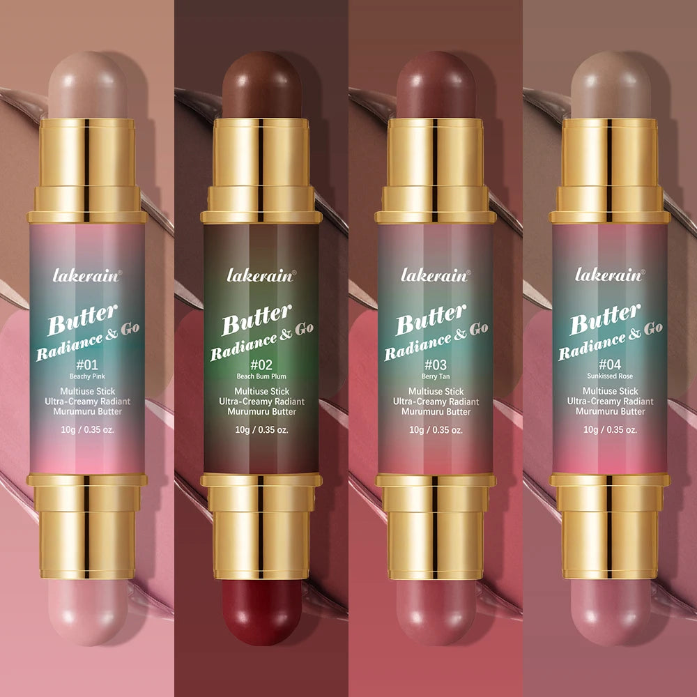 Butter Glow & Go Multiuse Stick – Dual-Ended Bronzer & Blush for Face, Eyes & Lips