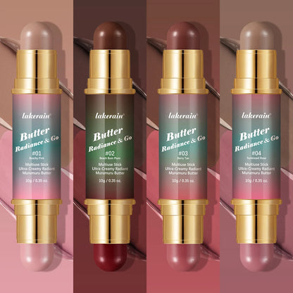Butter Glow & Go Multiuse Stick – Dual-Ended Bronzer & Blush for Face, Eyes & Lips