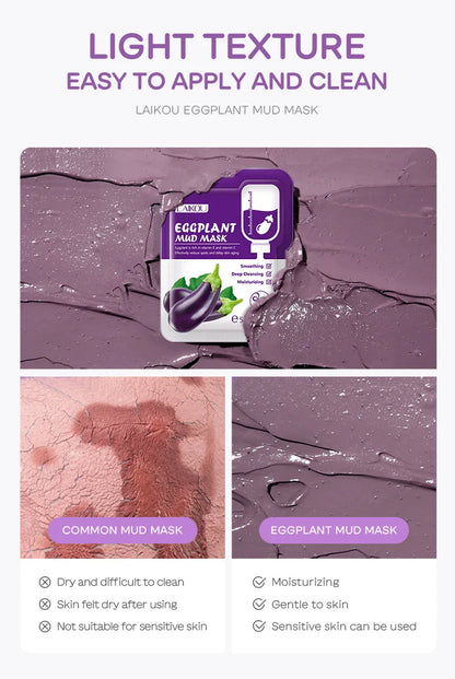 Eggplant Mud Mask Set (5pcs)