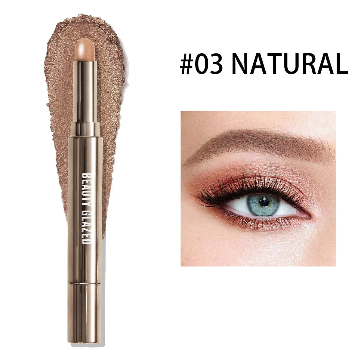 10-Color Double-Ended Eyeshadow Stick Set