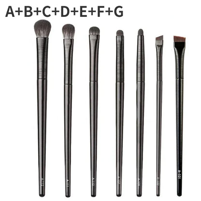 Professional Makeup Brush Set – Natural Fiber Brushes for Face & Eyes (6–10pcs)