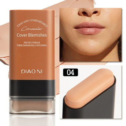 Matte Foundation Stick – Full Coverage, Waterproof & Built-In Brush