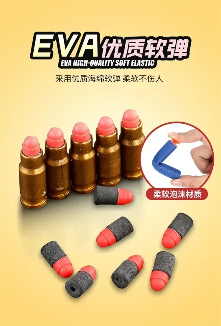 Shell Ejecting Soft Bullet Pistol