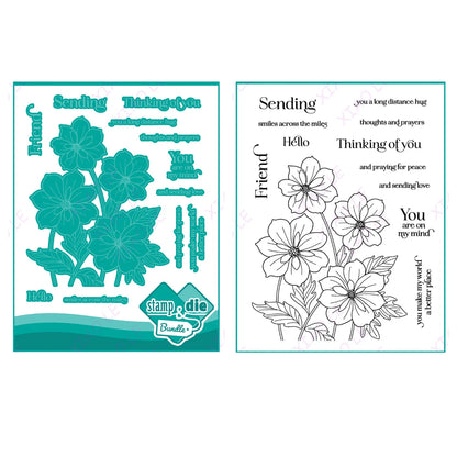 Holiday &amp; Birthday Wishes Metal Cutting Dies – DIY Craft &amp; Scrapbooking Stencils