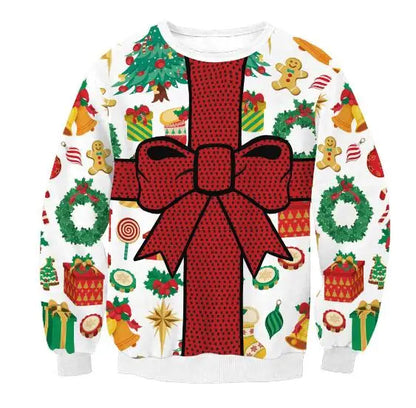 3D Funny Christmas Sweater – Green Holiday Jumper for Party & Festive Wear