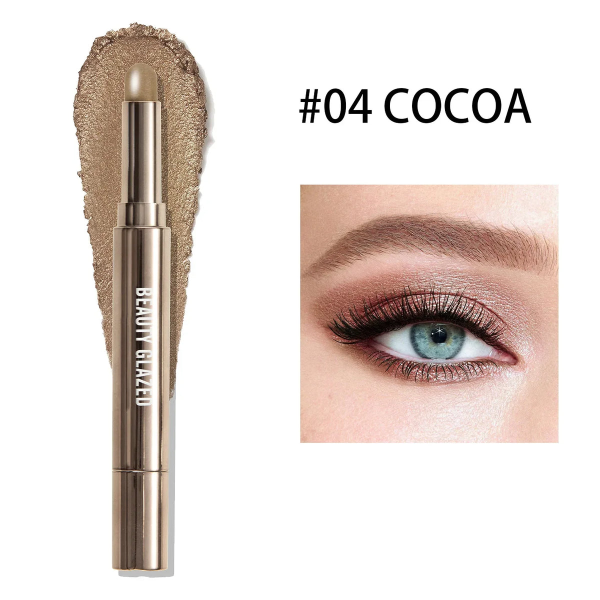 10-Color Double-Ended Eyeshadow Stick Set