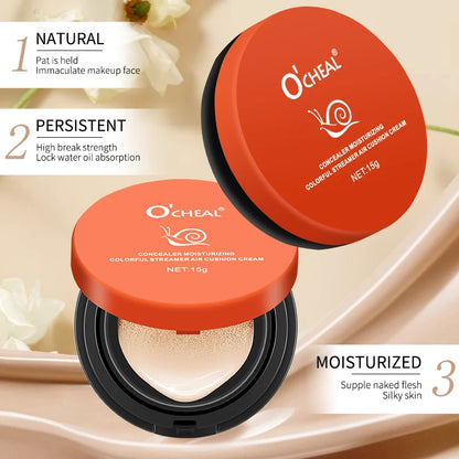 Whitening BB Cream Foundation – Air Cushion Concealer & Brightening Base