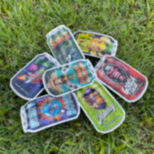 20pcs Holographic Flat Mylar Bags – Smell-Proof Resealable Storage Pouches