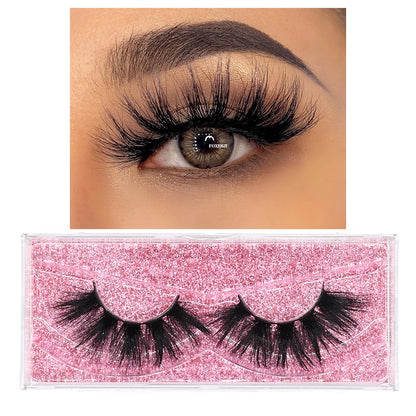 3D Mink Lashes – Fluffy Crisscross Wispy Strip Lashes 1 Soft Box