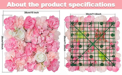 3D Rose Wall Panels Set