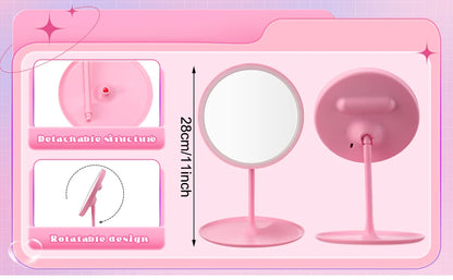 Spa Party Mirrors for Girls – 6-10PCS Makeup & Dressing Table Set