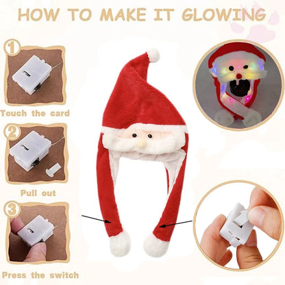LED Moving Bunny Ears Hat
