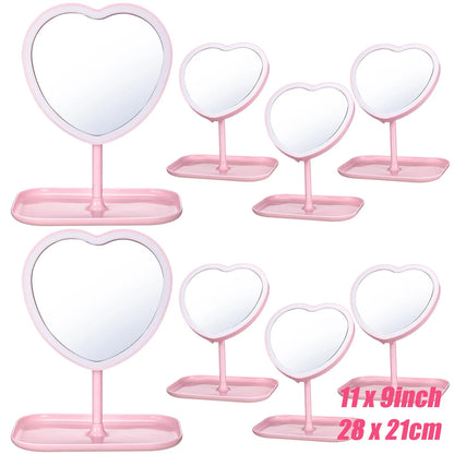 Spa Party Mirrors for Girls – 6-10PCS Makeup & Dressing Table Set