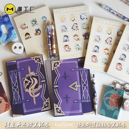 Genshin Impact Mona Notebook – Student Stationery, Cosplay Prop & Collector’s Gift