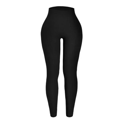 Seamless High-Waisted Yoga Pants – Slimming Sports Leggings