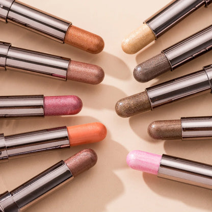 10-Color Double-Ended Eyeshadow Stick Set