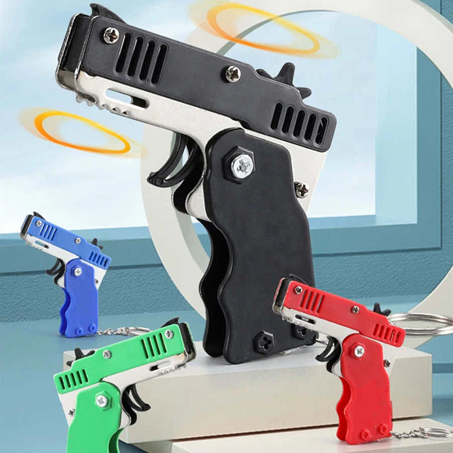 Metal Burst Rubber Band Launcher