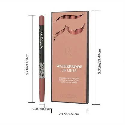 Nude Matte Lip Liner Pencil Set (6pcs)