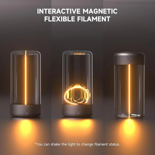 Portable Quantum Wire Ambient Magnetic Light – Type-C Rechargeable Night Lamp with Eye Protection