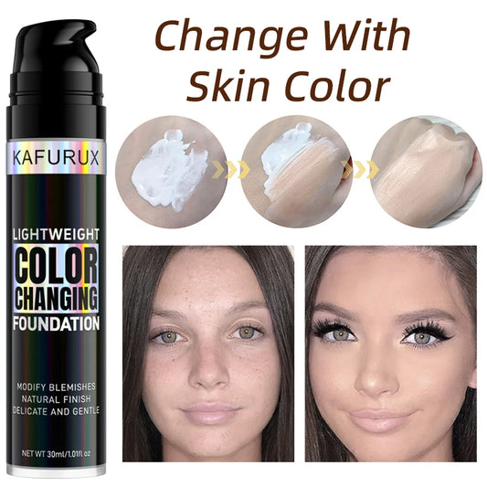 Magic Color Changing Foundation – Soft Matte, Long-Lasting & Hydrating Base (1PC)